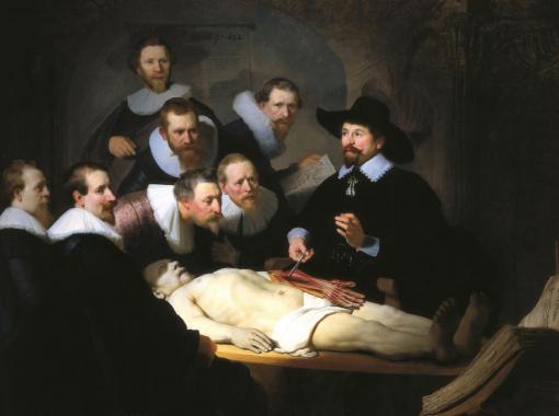 Rembrandt van Rijn (1606-1669): The anatomy lesson.
